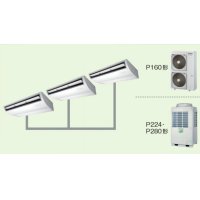 北海道・青森・岩手・秋田・宮城・山形・福島・業務用エアコン　東芝　天井吊形　同時トリプル　ワイヤードリモコン　一発節電　ACEC16076A2　P160（6馬力）　スマートエコR　三相200V　