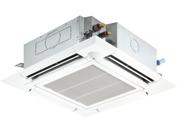 画像1: 北海道・青森・岩手・秋田・宮城・山形・福島・業務用エアコン 三菱 てんかせ4方向(コンパクト)スリムER 標準(シングル)PLZ-ERP45SJF 45形(1.8馬力) 単相200V (1)