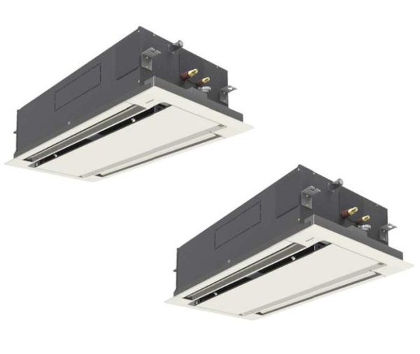 画像1: 北海道・青森・岩手・秋田・宮城・山形・福島・業務用エアコン パナソニック てんかせ2方向 標準タイプ PA-P160L4T P160形 (6HP) Hシリーズ 同時トリプル 三相200V  (1)